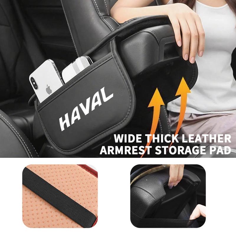 Leather Car Seat Center Console Armrest Mat Storage Bag For Haval Great Wall Jolion H1 H2 H3 H4 H5 H6 H7 H9 F5 F7 M4 M6 F9