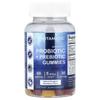 Probiotic + Prebiotic Gummies, Sugar Free, Natural Orange & Strawberry, 60 Gummies (2.5 Billion CFU Per Gummy)