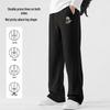 Baleno Herren Waffelstrick Weitbeinige Sweatpants