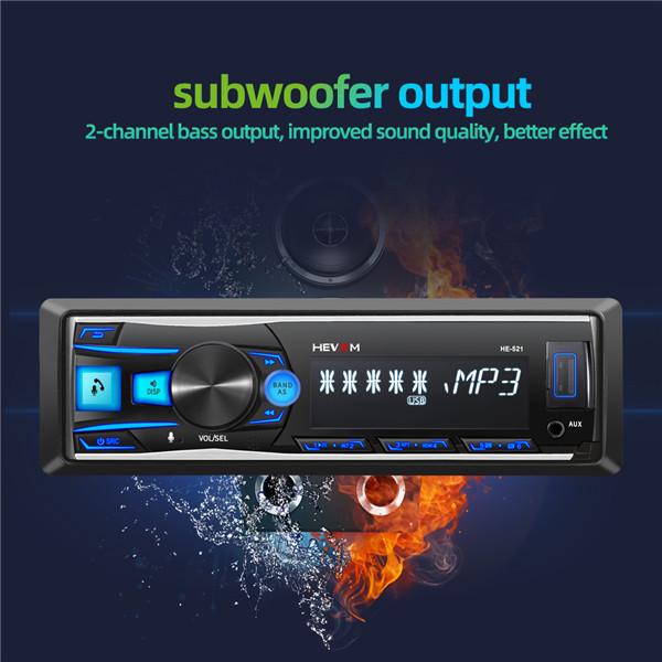 Universal Bluetooth car MP3 player card machine voice control