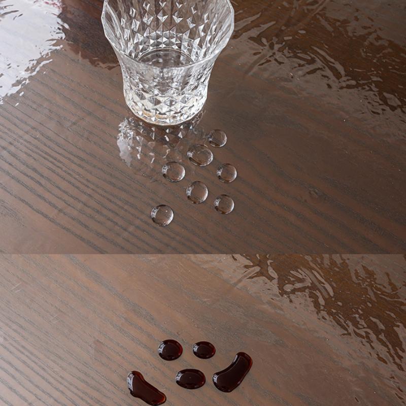 Transparent Soft Glass Dining Table Cloth Embroidered Lace Coffee Tablecloth Square Waterproof Oil Resistant Heat-resistant Table Mat