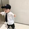 Large Quantity Production Boys And Girls Solid Color Small Tie Children'S Performance Class Uniform Adult Shirt Short Tie