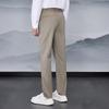 HLA Men's Casual Elastic Embroidered Pants
