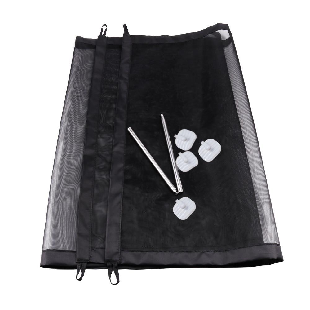 

Gate Portable Folding Safety Guard For Dog Cat Isolated чёрный