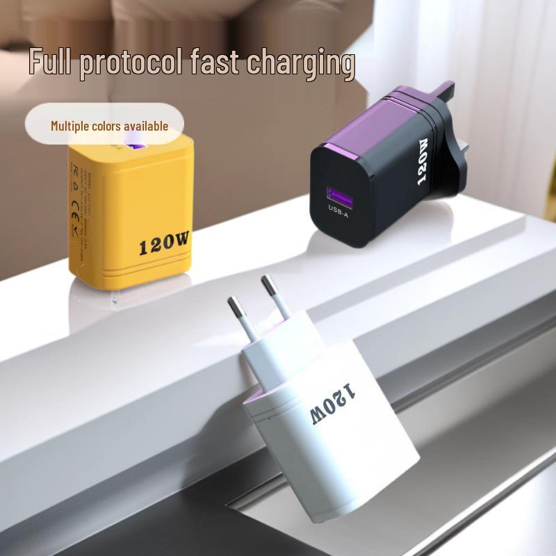 High-Power Multi-Port Universal PD Charger with US/EU Plug