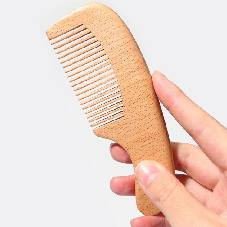 Multipurpose Infant Hair Care Kit Featuring Soft Wool Brush And Sturdy Wooden Comb For Relaxing Massage