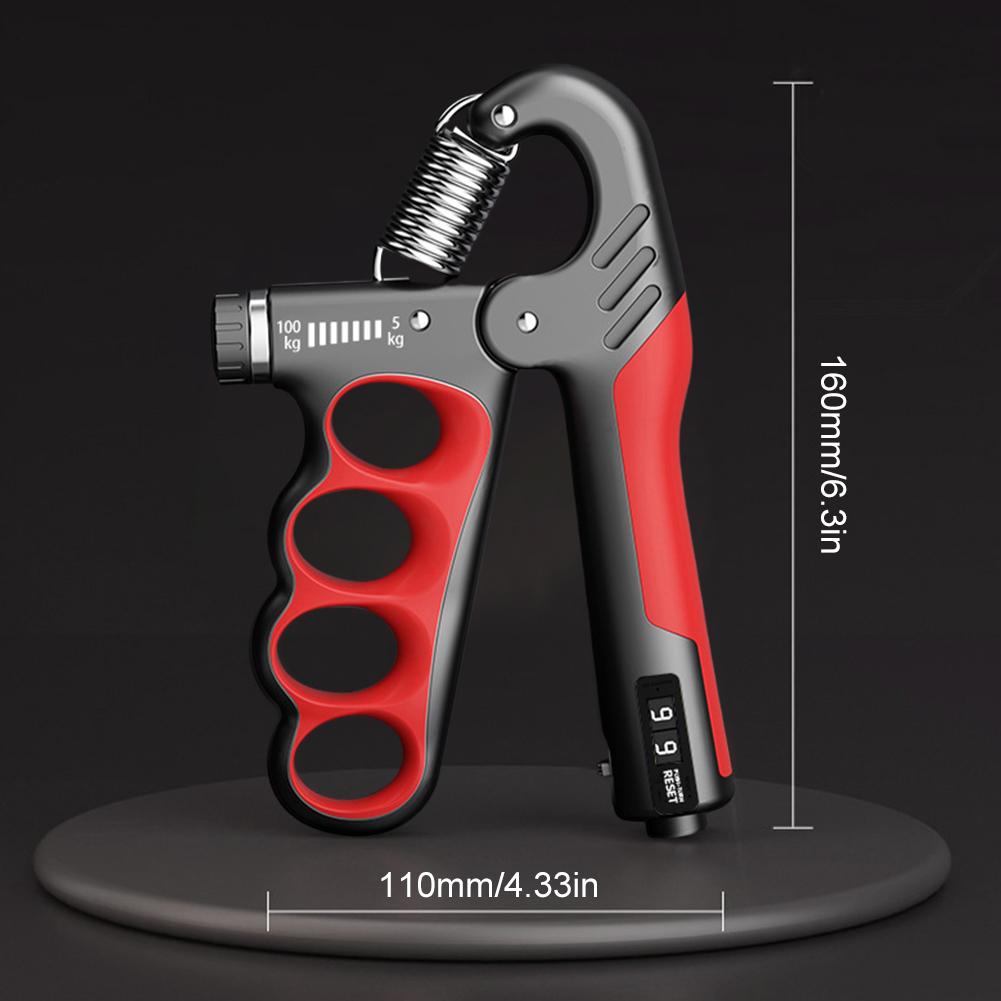 5-100kg Grip Strength Trainer Adjustable Fingers Exerciser Muscle Enhancement Trainer Portable Fitness Hand Grip Strengthener