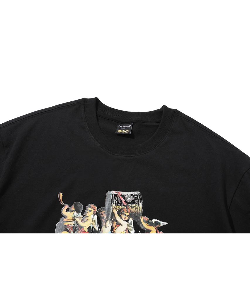 CPGN STUDIO Deliver Angel Reverse T-Shirt Black