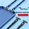 Ultra-thin 0.2mm Stainless Steel Clip: Silent Phone Gasket, Anti-Lost Metal Connector, Durable.