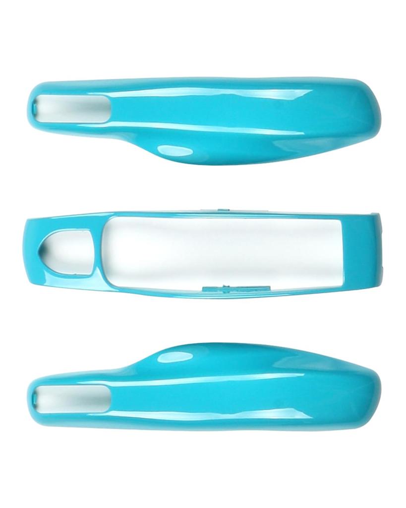 Key Fob Cover for Porsche Porsche and Other Accessories Macan, Panamera, 911, Cayenne, 718, Cayman, Boxster, (Miami Blue)
