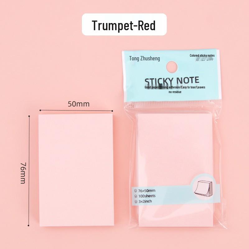 Morandi Color Sticky Notes - Tearable Student Stationery Index Tabs & Message Memo Pads
