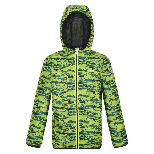 Regatta Childrens/Kids Lever Camo Packaway Waterproof Jacket