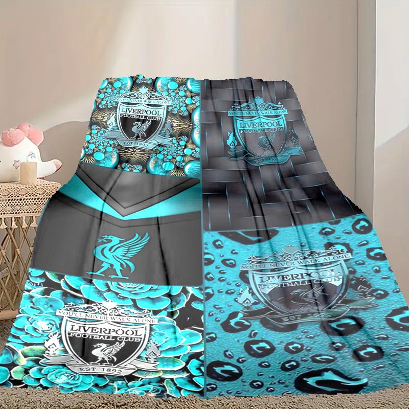 English Premier League teams Pattern Blanket, Cozy Blanket for All-Season Comfort on Sofas, Beds, Office, Car, Camping and Travel