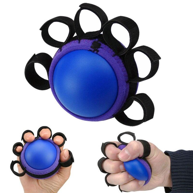 PU Hand Grip Finger Ball Practice Hemiplegia Muscle Strength Training Rubber Rehabilitation Finger Gripper Ball Hand Grip