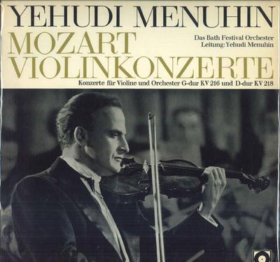 Hanglemez YEHUDI MENUHIN BATH FESTIVAL ORCHE Mozart Konzerte Fur Violine Und Or 290684 DEUTSCHER SCHA Németország Klasszikus Használt