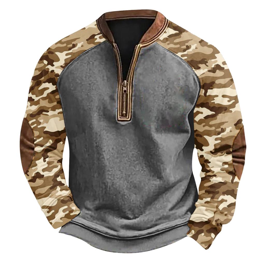 Herren Winter Sweatshirt mit Schnallenmuster