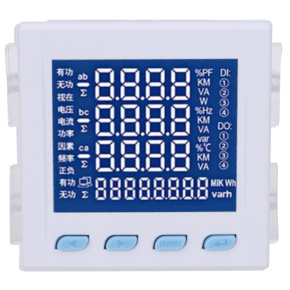 

Багатофункціональний цифровий світлодіодний вимірювач електричної енергії RS485 Зв язок 220 В