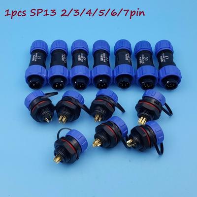 Strong SP13 Circular Connector IP68 Waterproof 234567pin Superior Performance