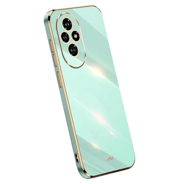 

XINLI For Honor 200 5G TPU Чехол для телефона Гальваническое покрытие Золотой край