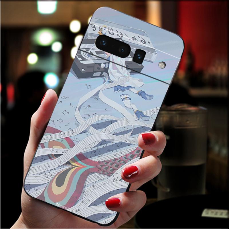 For Google Pixel 10 9 Pro XL Silicone Phone Soft Case For Google Pixel 9A 8A 7A 6A 5 Cover Shell Puella Magi Madoka Magica