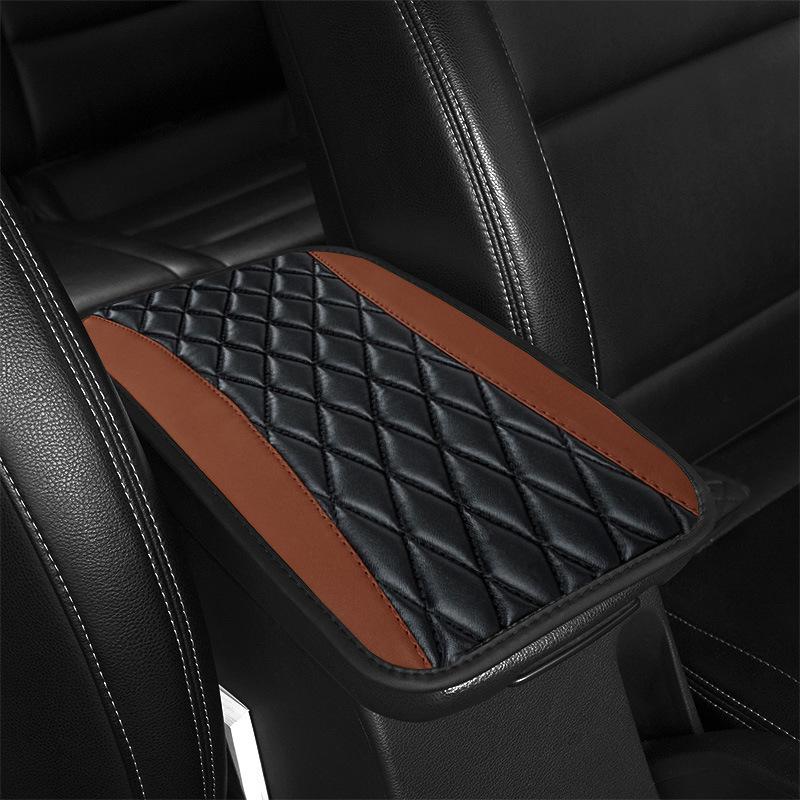 Universal Car Armrest Cover with Storage Bag – SUV/Sedan Console Protector