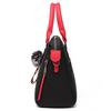Borsa a tracolla da donna in pelle PU con pompon Borsa a tracolla con patta Borsa a spalla da donna Borse a mano tinta unita