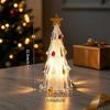 Christmas Tree Night Light Glow In The Dark Crystal Christmas Tree Lamp Christmas Desktop Ornaments Xmas Navidad Decoration