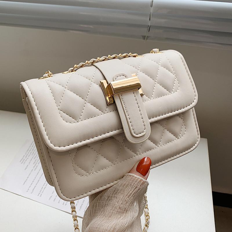 Women's Small Bag 2026 New Fashion Korean Fashion Chain Messenger Bag Casual Texture Portable Shoulder Bag