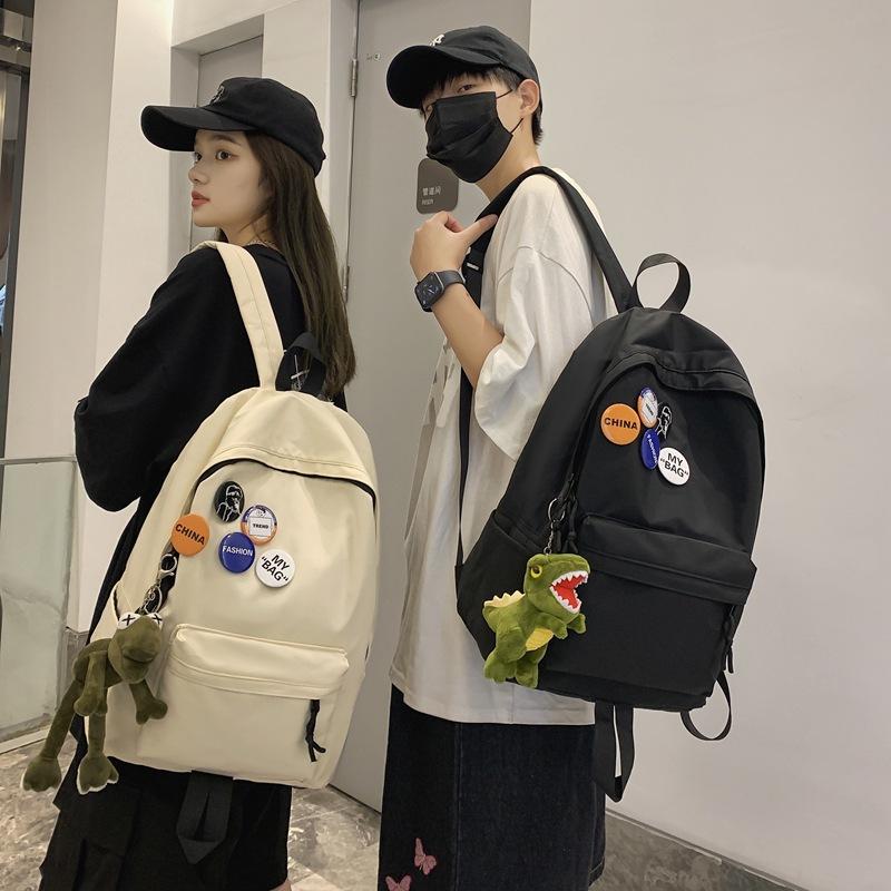 Schoolbag bag new women's 1011 fashion atmosphere trend backpack outdoor leisure bag large capacity student bag