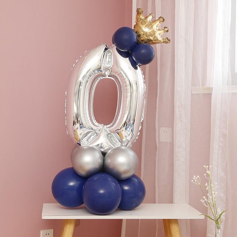 Złote Balony z Cyframi na Urodziny i Imprezy