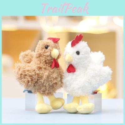 Cute Chicken Plush Toy With Keychain For Bag Decoration And Gift