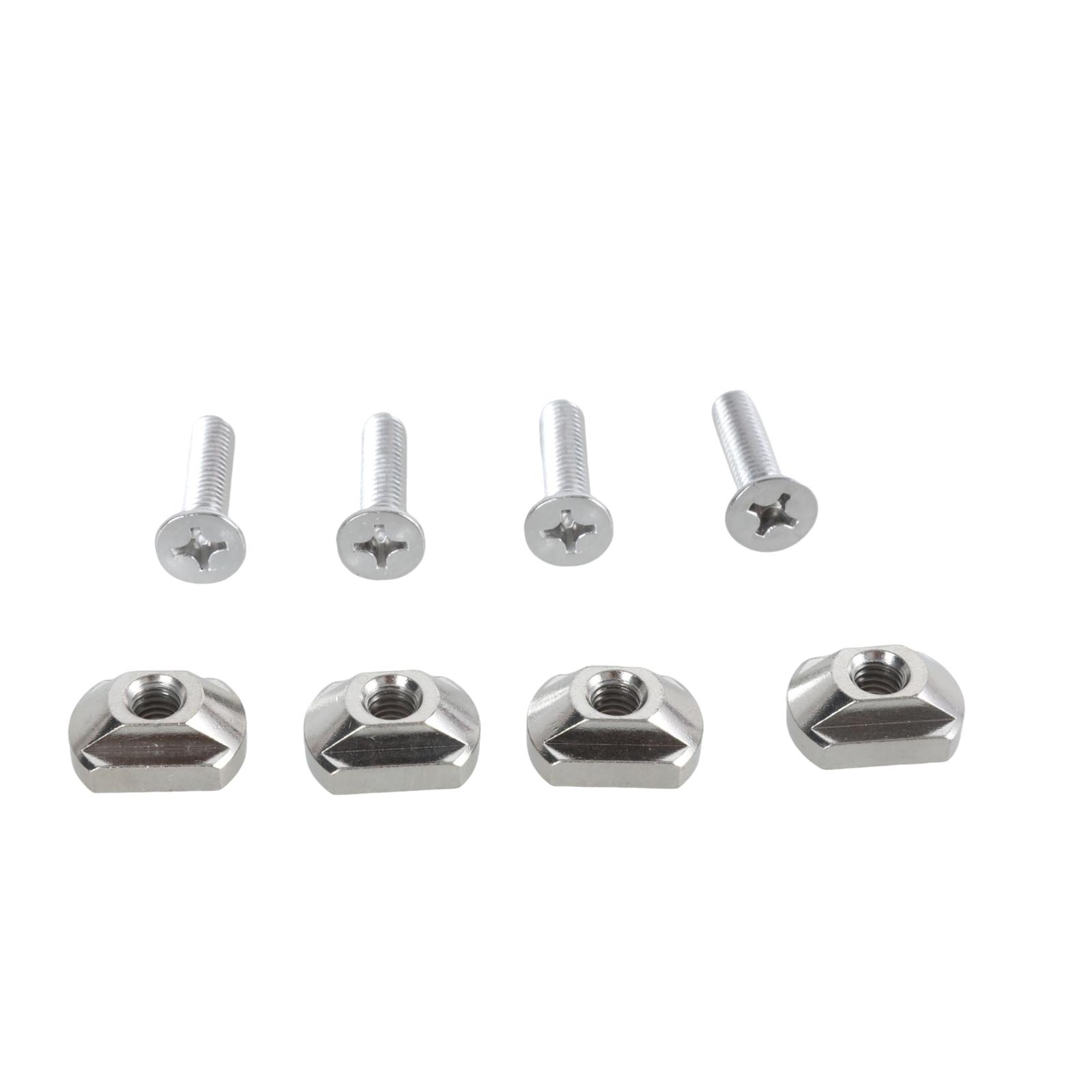 4 шт. 8 мм/6 мм монтажные Т-образные гайки и винты Замена Монтажные Т-образные гайки для гидрофойла Винты для гидрофойла для серфборда Прочные 6SP