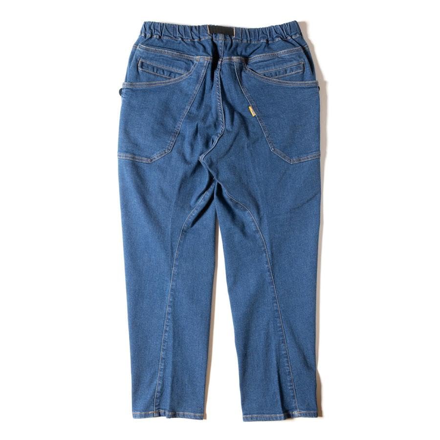 GripSwany JOG 3D Wide Camp Pants Denim Wide Camp Light Size L 2.0 GSP-59V2 Pants, Indigo,