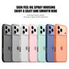 KEYSION Candy Color Matte Transparent Phone Case for iPhone 17 Pro Max Silicone+PC Shockproof Back Cover for iPhone 17 Pro 2025