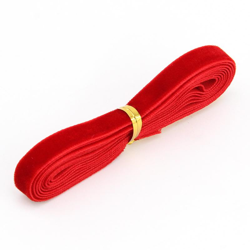 

Velvet Ribbon Length1.8m Width 1/2cm Gift Flower Packaging Bow Handmade DIY Christmas Decoration Noel Cintas Para Moños Navidad