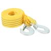 3T Car Towing Rope Strap with Hooks High Strength Polypropylene Steel for Emergency Trailer Trucks Emergency Towing Rope