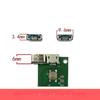 2 Stück Ladeanschluss für PCB Löten DIY Reparatur Adapter USB-Anschluss Typ C Buchse 5Pin SMD SMT Typ-C Buchse
