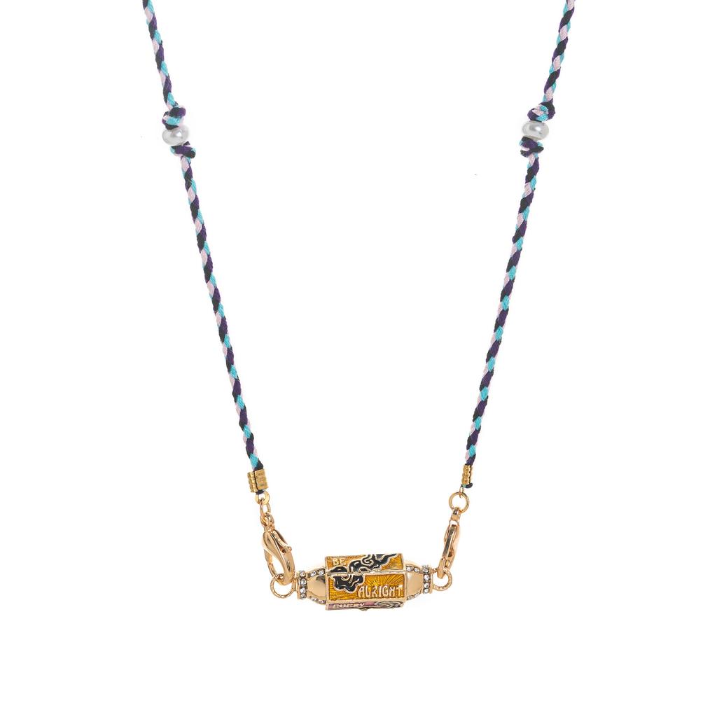 Collana Tarocchi Colore San Valentino Design di Nicchia Ciondolo Occhio di Stella Placcato Oro Mantenimento del Colore