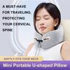 Memory Foam U-Shaped Neck Pillow for Travel Flight Comfort Support Ergonomic Sleep Cushion Headrest Plane Relief