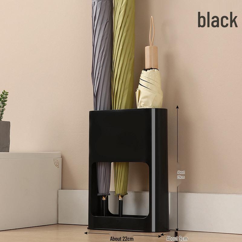 

Plastic Umbrella Holder with Drainage for Entryway чёрный