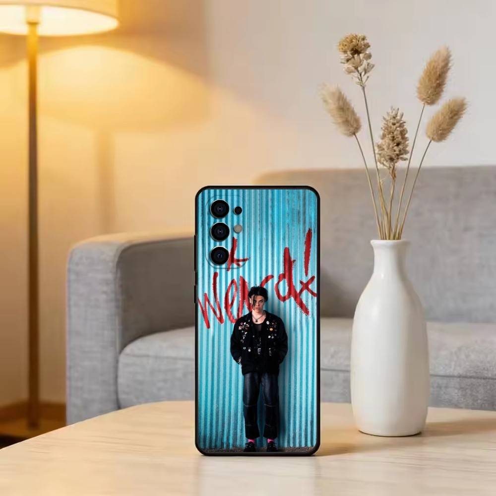 S-Singer Y-Yungblud Phone Case Black Silicone Soft For Samsung S25,S24,S21,S22,S23,S30,Ultra,S20,Plus,Fe,Lite