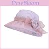 Cappello da sole estivo da esterno con tesa larga e rete traspirante per signore