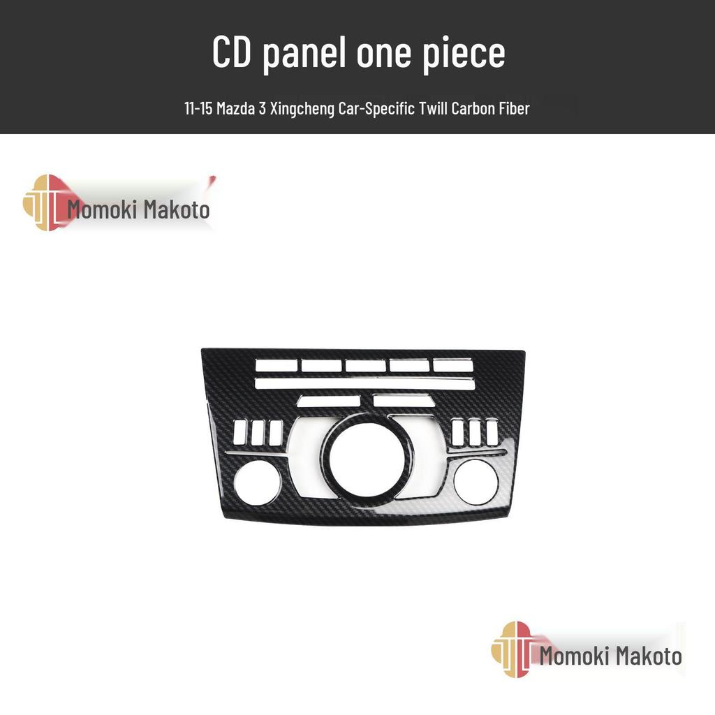 Mazda 3 (2011-2015) Karbonfaser-Innenausstattungssatz: Lenkrad-, Lüftungsschlitz-, Türgriffmodifikationen