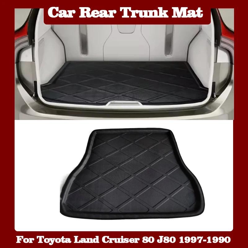 For Toyota Land Cruiser 80 J80 FJ80 LC80 Lexus LX 450 1997~1990 Car Rear Trunk Mat Luggage Liner Tray Waterproof Floor Pad Parts