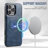 FIERRE SHANN 025 Style For iPhone 16 Pro Max Case Leather+TPU Detachable Card Slots Phone Cover