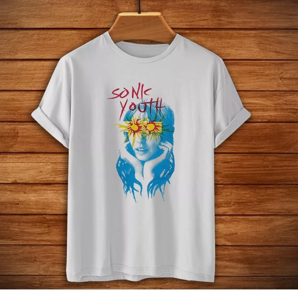 Винтажная футболка Sonic Youth Sunburst Терстона Мура Ли Ранальдо Ким Гордон Унисекс Футболка XXXL