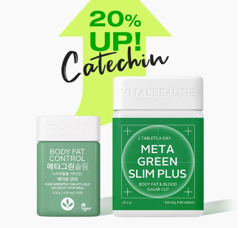 Vital Beautie MetaGreen Slim Up 420mg – 60 Tabletten, Gewichtsmanagement