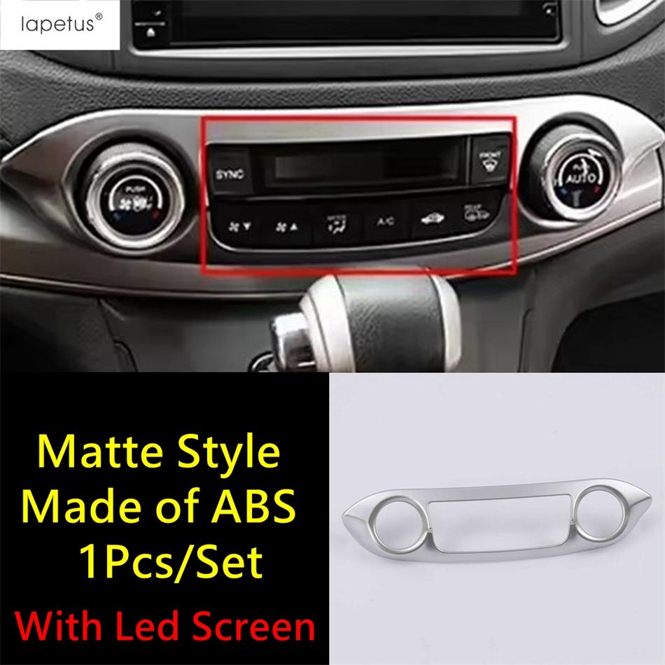 

Center Control Air AC Conditioning Switch Panel Cover Trim For Honda CRV CR-V 2012 2013 2014 2015 2016 Carbon Fiber Accessories With Led Screen-A