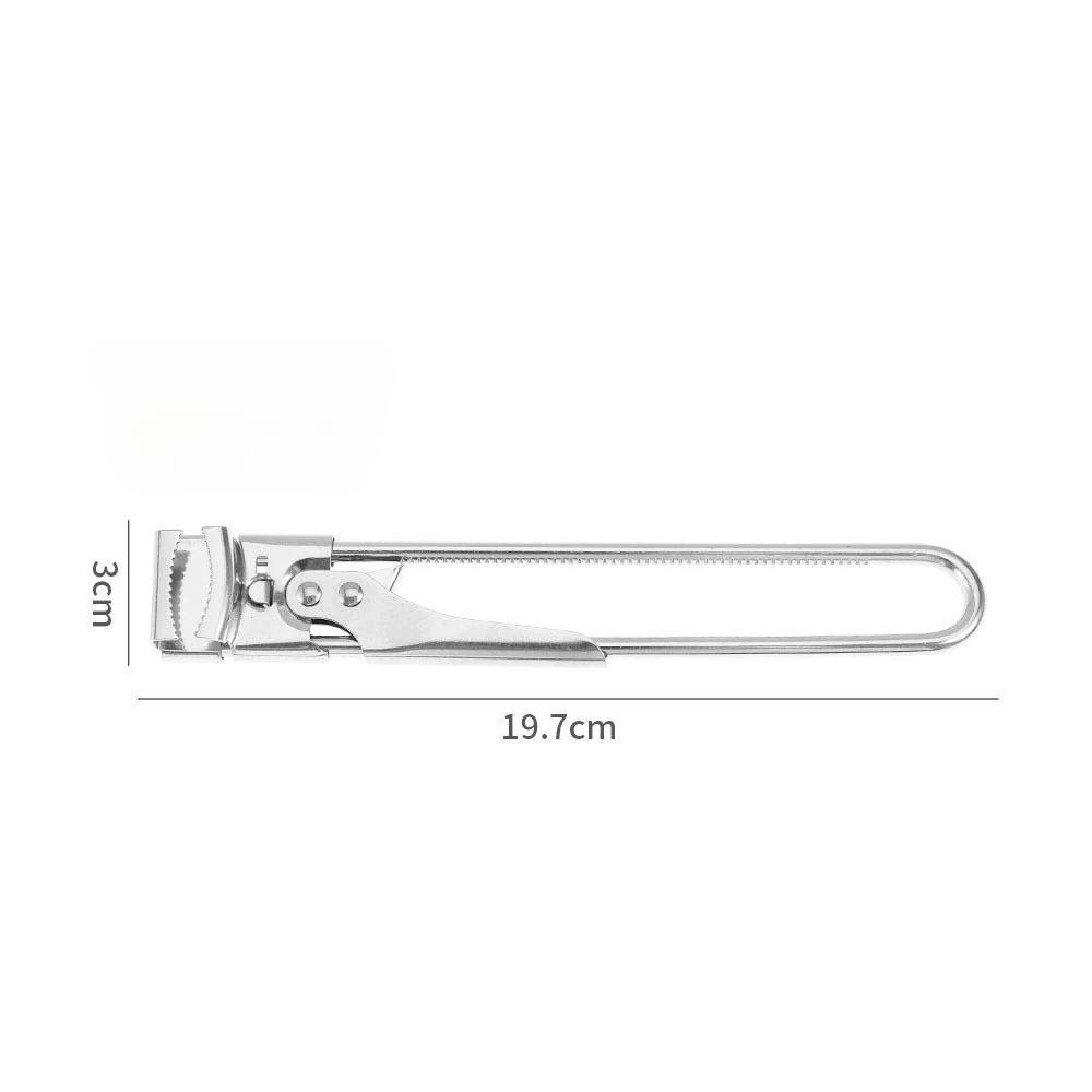 Adjustable Stainless Steel Non-Slip Multi-Functional Jar & Bottle Opener Ergonomic Heavy Duty Kitchen Tool