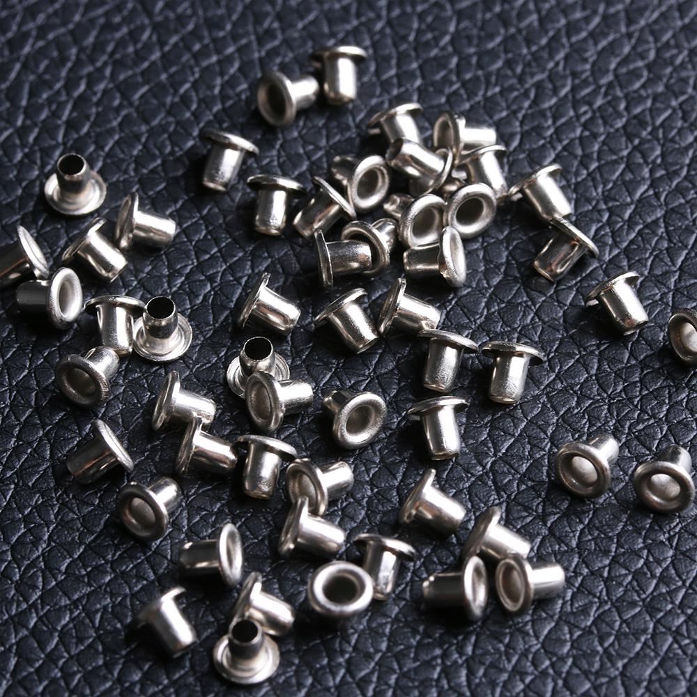 50pcs Metal Ultra-small Buckle 1.5/2.0/2.5mm Mini Eyelet Buttons Snap DIY Doll Belt Buckles Bag Shoes Clothes Sewing Accessories